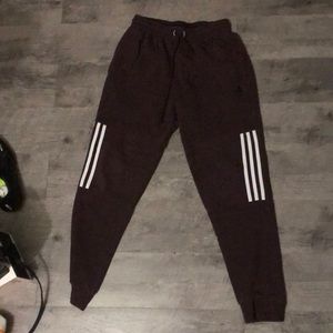 Maroon Adidas Sweatpants